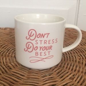 Stoneware Dishwasher Microwave Safe Quote Mug